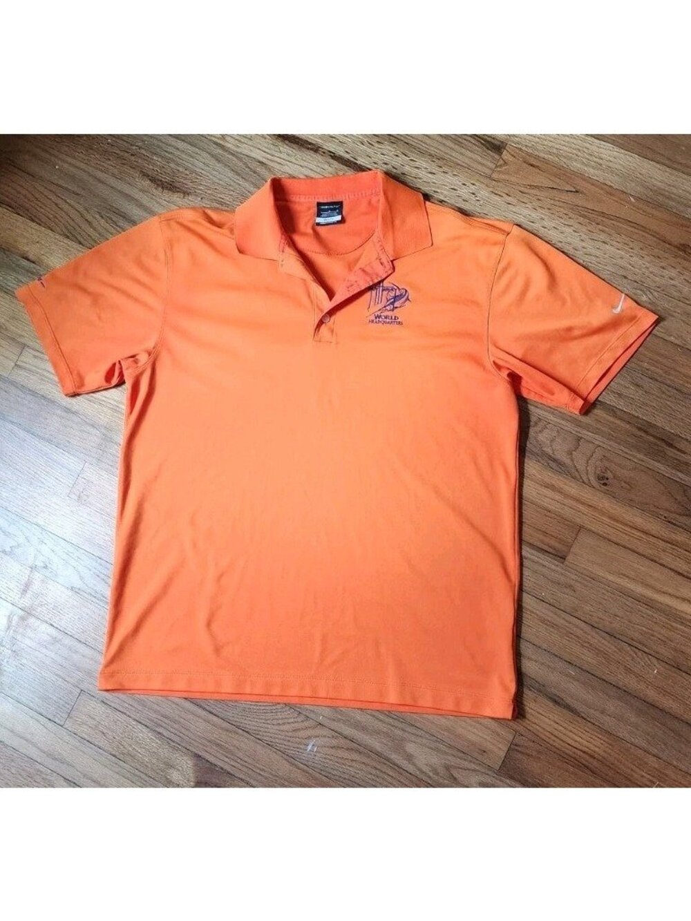 Nike Shirt Large Dri-Fit Golf Polo Guy Harvey World Headquarters Embroidered